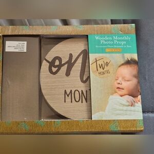 Wooden Monthly Photo Prop